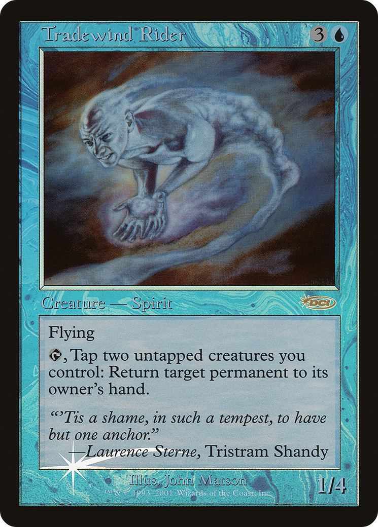 Tradewind Rider (JDG-002) [Misc] Judge Gift Cards 2002 Foil MTG Single Wizards of the Coast