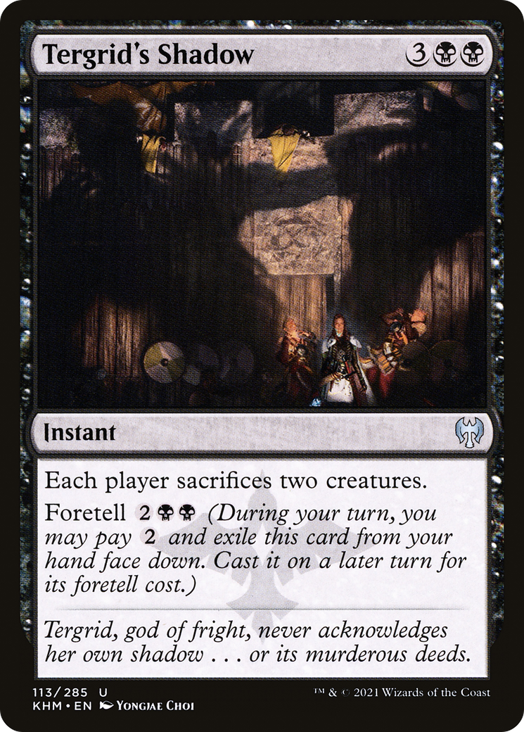 Tergrid's Shadow (KHM-113) [Kaldheim] MTG Single Wizards of the Coast