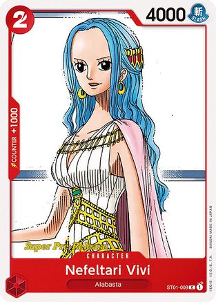 Nefeltari Vivi (ST01-009) [Super Pre-Release Starter Deck 1: Straw Hat Crew] One Piece Single Bandai