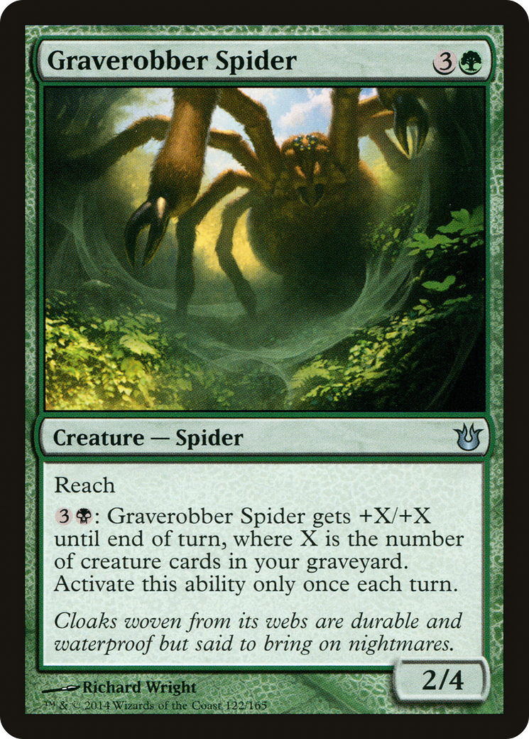 Graverobber Spider (BNG-122) [Born of the Gods] Foil MTG Single Wizards of the Coast