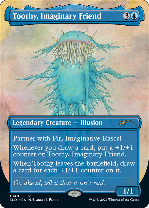 Toothy, Imaginary Friend (SLD-1049) [Secret Lair] Drop (Borderless) MTG Single Wizards of the Coast