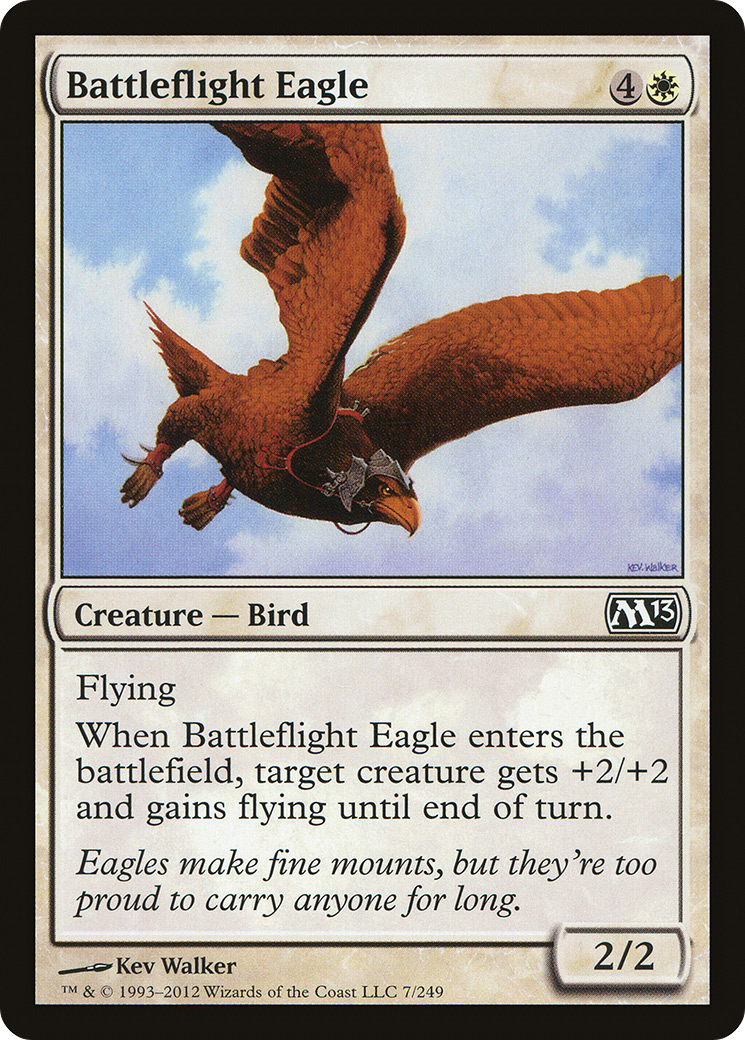 Battleflight Eagle (M13-007) [Magic 2013] Foil MTG Single Wizards of the Coast