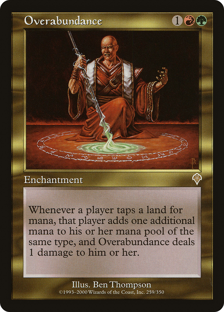 Overabundance (INV-259) [Invasion] MTG Single Wizards of the Coast