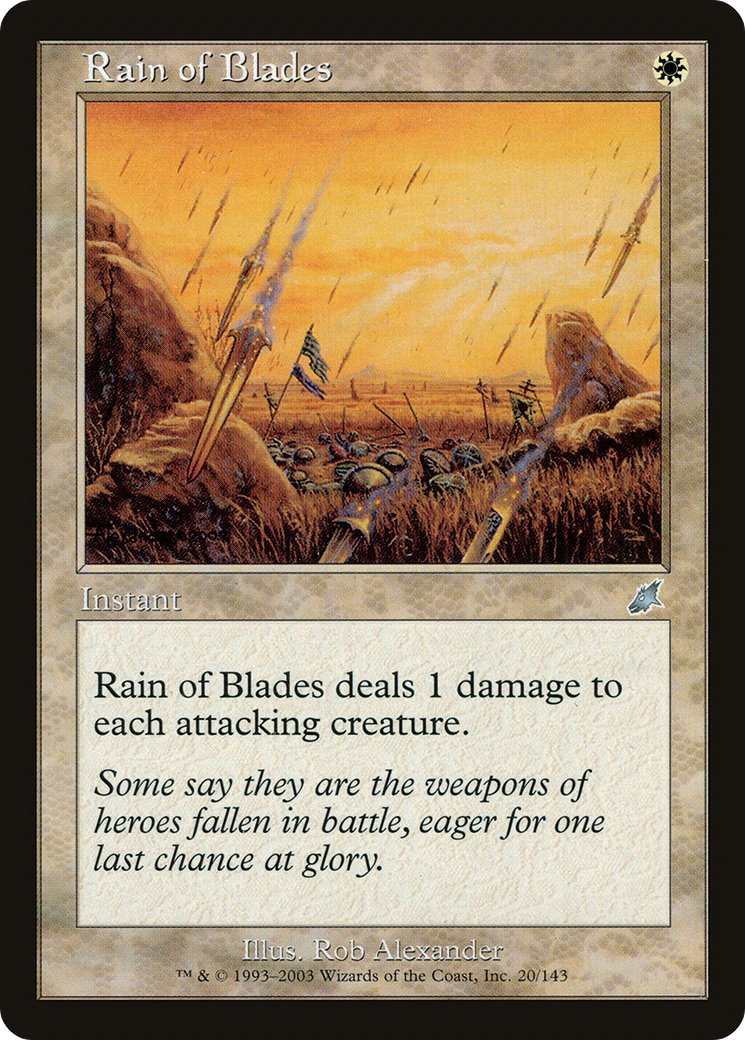Rain of Blades (SCG-020) [Scourge] Foil MTG Single Wizards of the Coast