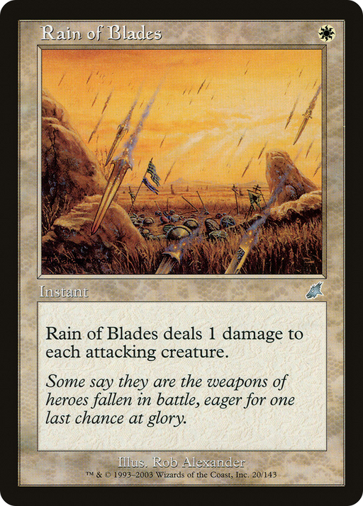 Rain of Blades (SCG-020) [Scourge] MTG Single Wizards of the Coast