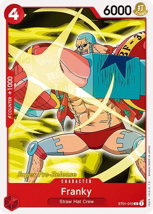 Franky (ST01-010) [Super Pre-Release Starter Deck 1: Straw Hat Crew] One Piece Single Bandai