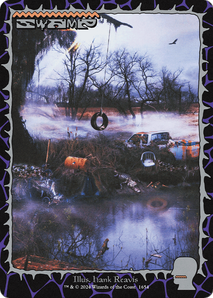 Swamp (1654) (SLD-1654) [Secret Lair] Drop Foil MTG Single Wizards of the Coast