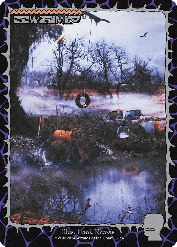 Swamp (1654) (SLD-1654) [Secret Lair] Drop MTG Single Wizards of the Coast