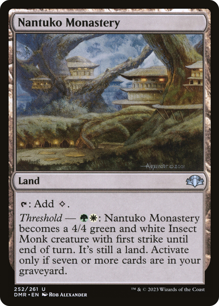 Nantuko Monastery (DMR-252) [Dominaria Remastered] MTG Single Wizards of the Coast