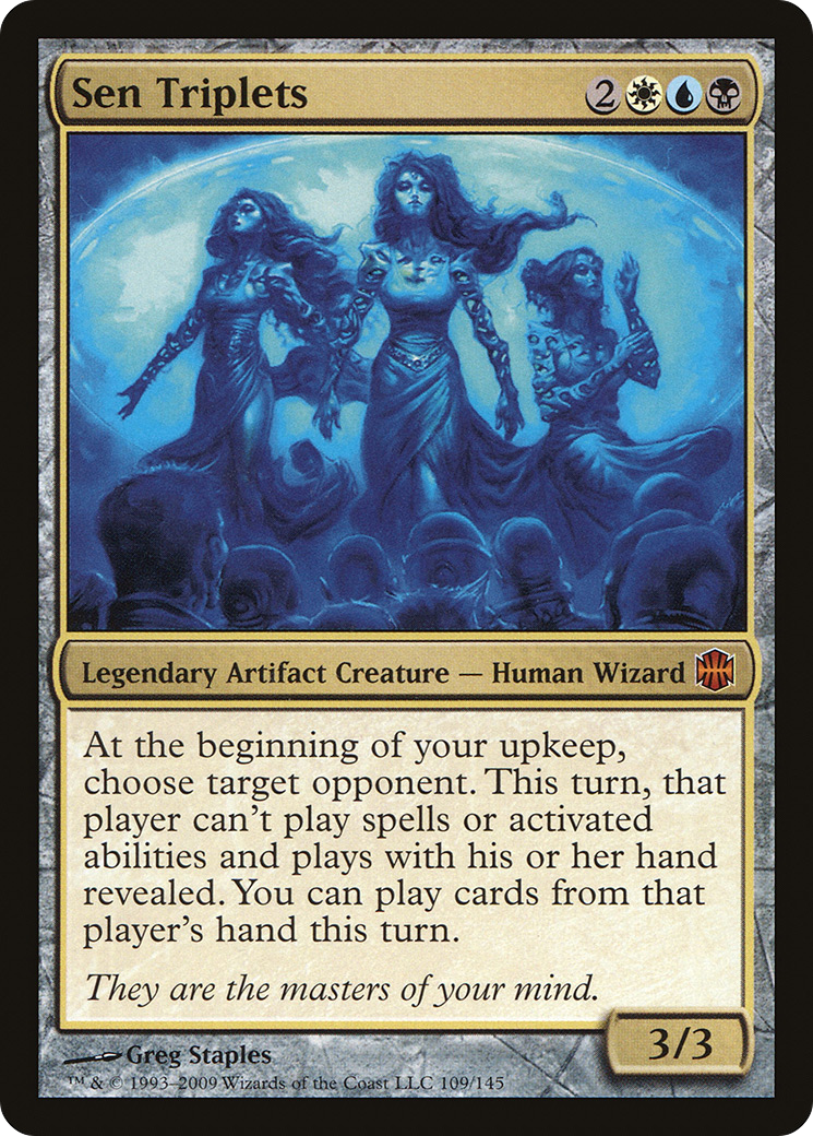 Sen Triplets [Alara Reborn] MTG Single Magic: The Gathering
