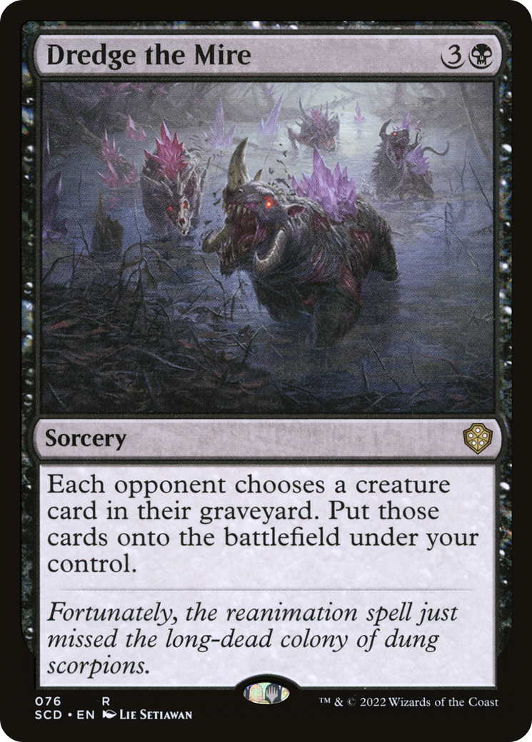 Dredge the Mire (SCD-076) [Starter Commander Decks] MTG Single Wizards of the Coast