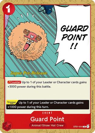 Guard Point (ST01-014) [Super Pre-Release Starter Deck 1: Straw Hat Crew] One Piece Single Bandai