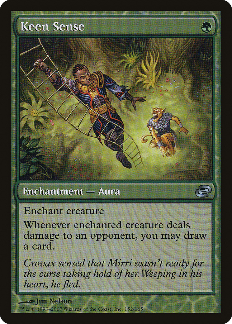 Keen Sense (PLC-152) [Planar Chaos] (colorshifted) Foil MTG Single Planar Chaos