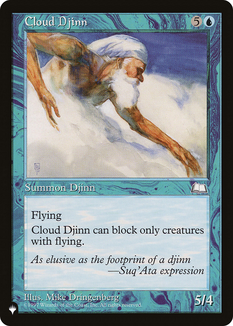 Cloud Djinn (LIST-WTH-36) [Mystery Booster] The List MTG Single Wizards of the Coast