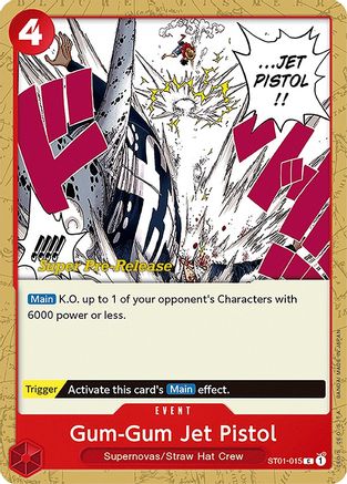 Gum-Gum Jet Pistol (ST01-015) [Super Pre-Release Starter Deck 1: Straw Hat Crew] One Piece Single Bandai