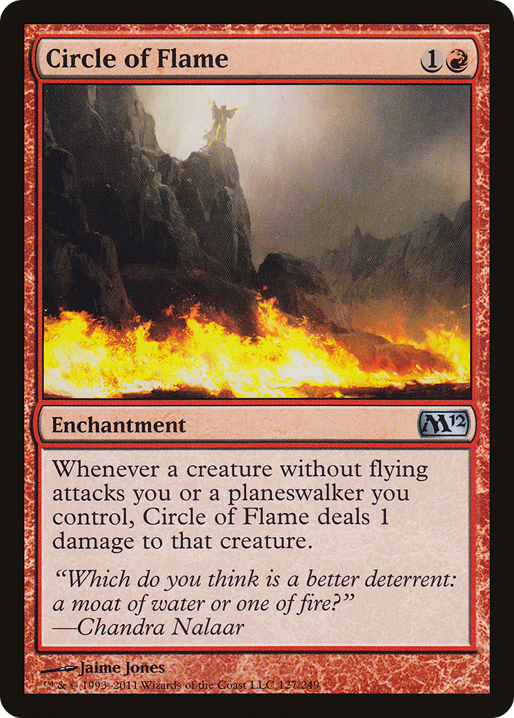 Circle of Flame (M12-127) [Magic 2012] Foil MTG Single Wizards of the Coast