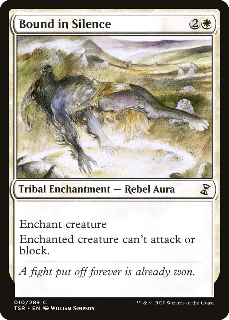 Bound in Silence (TSR-010) [Time Spiral Remastered] MTG Single Wizards of the Coast