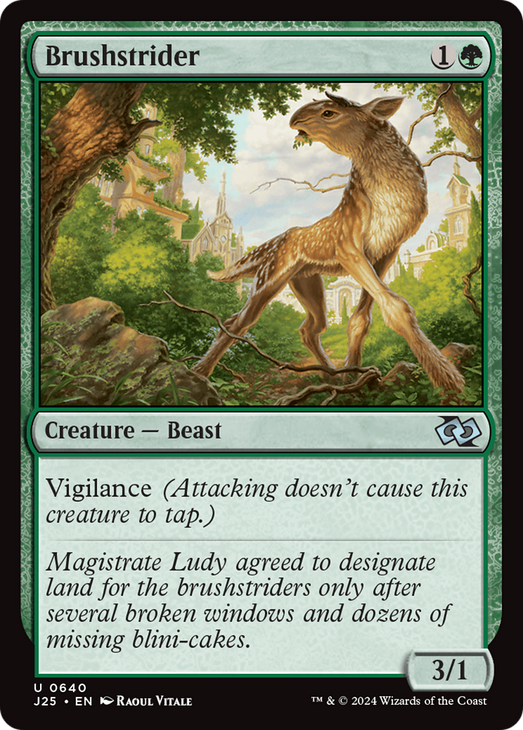 Brushstrider (J25-640) [Foundations Jumpstart] MTG Single Wizards of the Coast