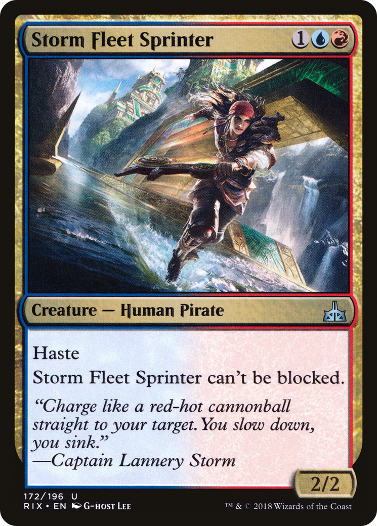 Storm Fleet Sprinter (RIX-172) [Rivals of Ixalan] MTG Single Wizards of the Coast