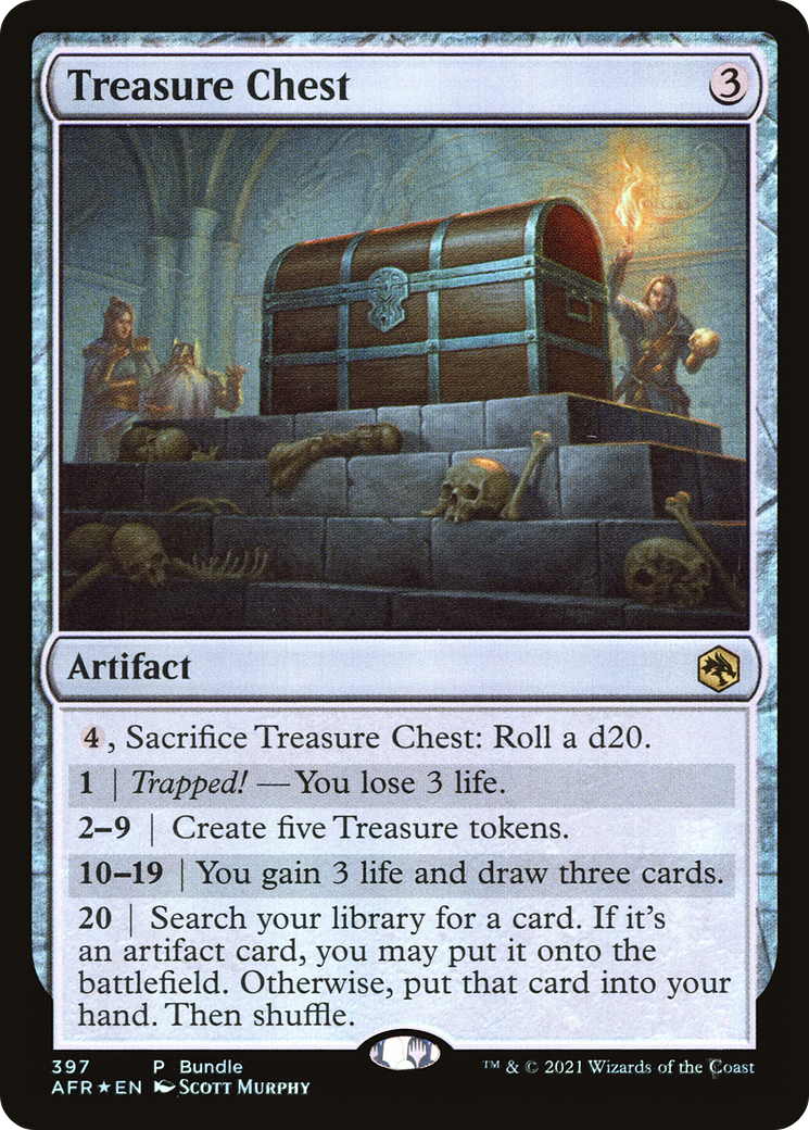 Treasure Chest (AFR Bundle) (UMP-397) [Adventures in the Forgotten Realms] Foil MTG Single Wizards of the Coast