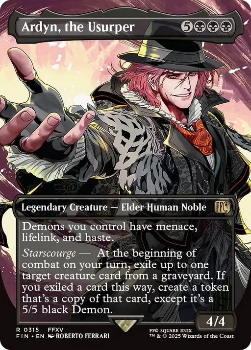 Ardyn, the Usurper (0315) (FIN-315) [FINAL FANTASY] (Borderless) MTG Single Wizards of the Coast