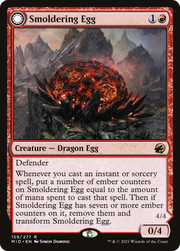 Smoldering Egg (MID-159) [Innistrad: Midnight Hunt] Foil MTG Single Wizards of the Coast