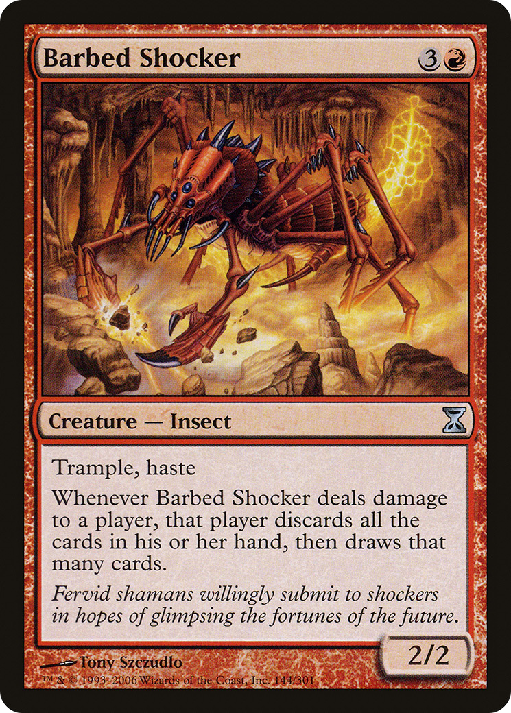Barbed Shocker (TSP-144) [Time Spiral] MTG Single Wizards of the Coast