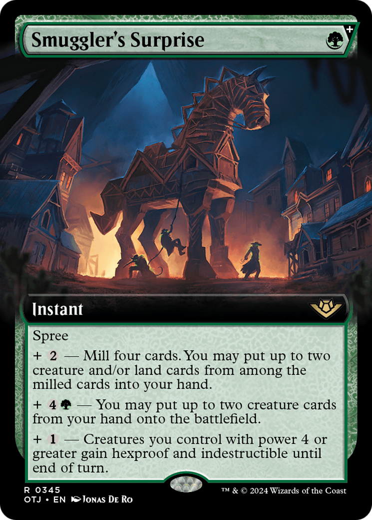 Smuggler's Surprise (OTJ-345) [Outlaws of Thunder Junction] (Extended Art) MTG Single Wizards of the Coast