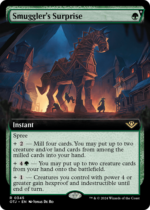 Smuggler's Surprise (OTJ-345) [Outlaws of Thunder Junction] (Extended Art) MTG Single Wizards of the Coast