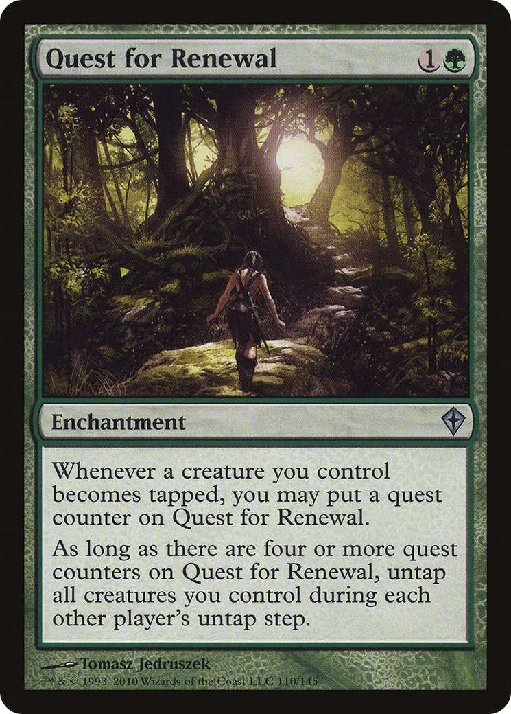 Quest for Renewal (WWK-110) [Worldwake] MTG Single Wizards of the Coast