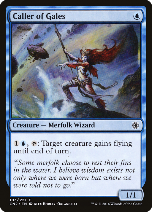 Caller of Gales (CN2-103) [Conspiracy: Take the Crown] MTG Single Wizards of the Coast