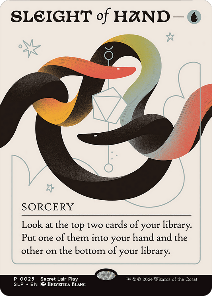 Sleight of Hand (PTP-025) [Secret Lair] Showdown MTG Single Wizards of the Coast