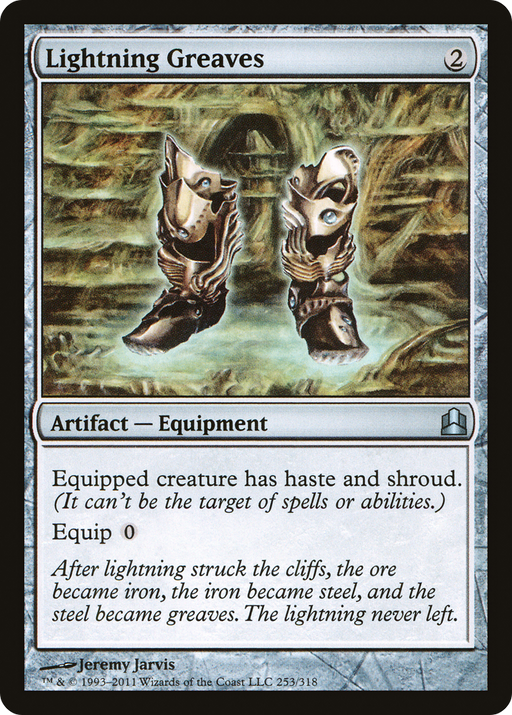 Lightning Greaves (CMD-253) [Commander 2011] MTG Single Wizards of the Coast