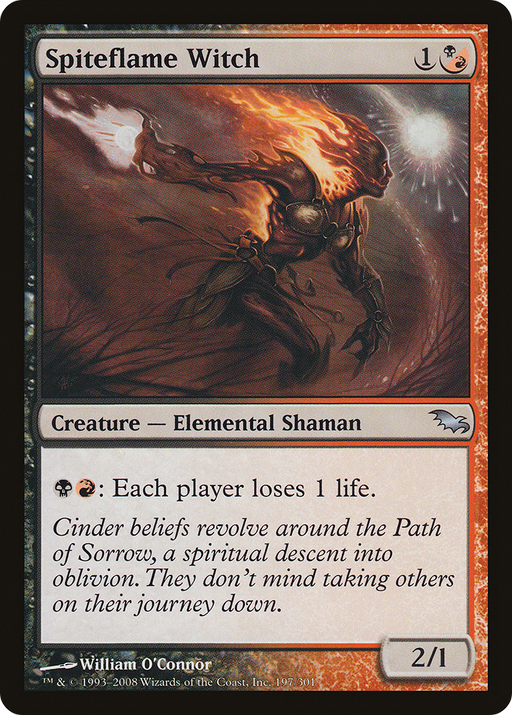 Spiteflame Witch (SHM-197) [Shadowmoor] MTG Single Wizards of the Coast