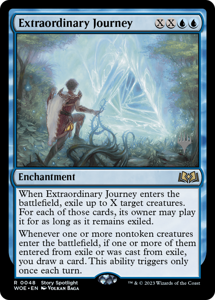 Extraordinary Journey (PPWOE-048) [Wilds of Eldraine Promos] MTG Single Wizards of the Coast