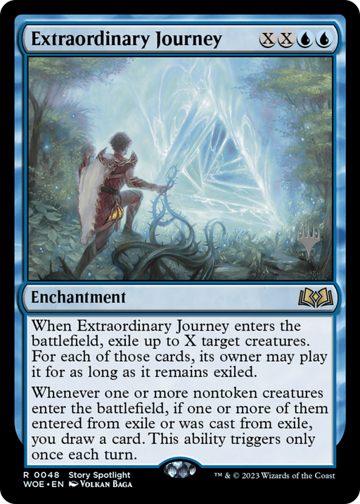 Extraordinary Journey (PPWOE-048) [Wilds of Eldraine Promos] Foil MTG Single Wizards of the Coast