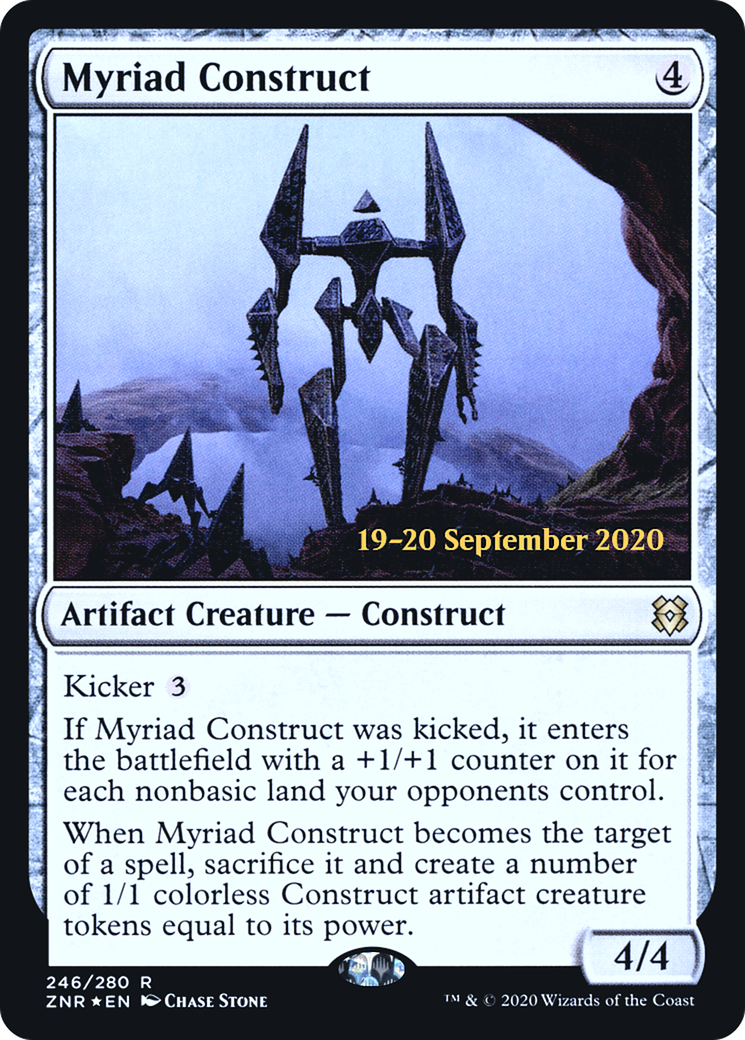 Myriad Construct (PRE-246) [Zendikar Rising Promos] Foil MTG Single Wizards of the Coast