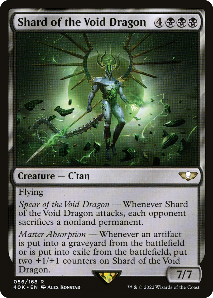 Shard of the Void Dragon (40K-056) [Warhammer 40,000 Commander] MTG Single Wizards of the Coast