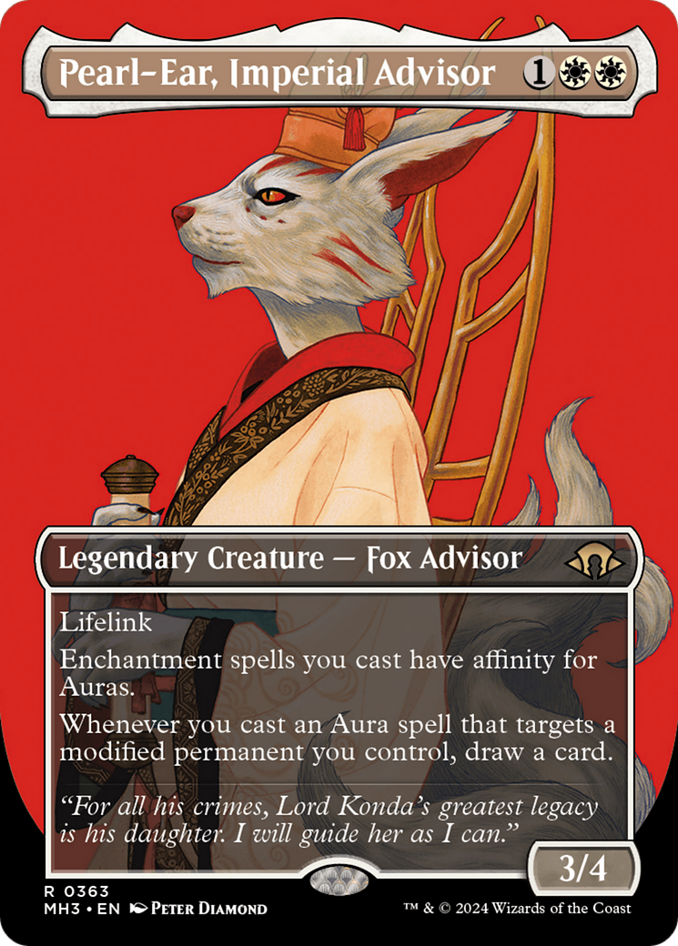 Pearl-Ear, Imperial Advisor (MH3-363) [Modern Horizons 3] (Borderless) MTG Single Modern Horizons 3