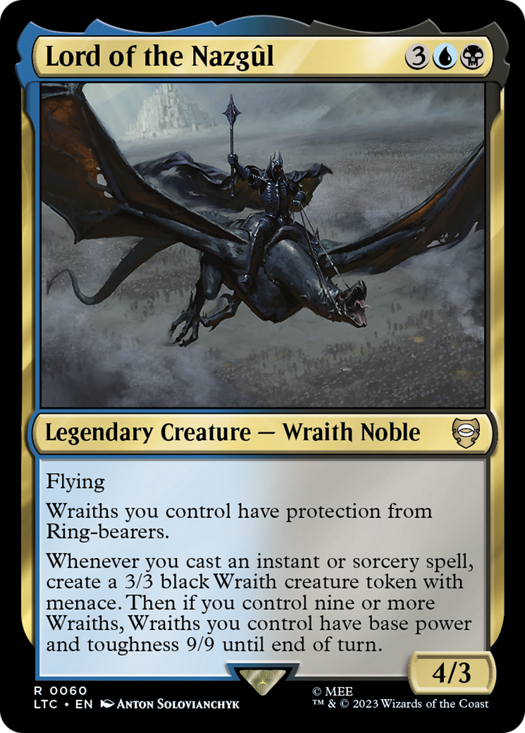 Lord of the Nazgul (LTC-060) [Tales of Middle-earth Commander] MTG Single Wizards of the Coast