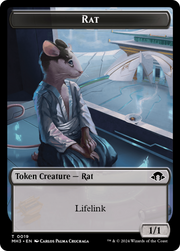 Eldrazi Spawn // Rat Double-Sided Token [Tokens] Modern Horizons 3 Tokens MTG Single Magic: The Gathering