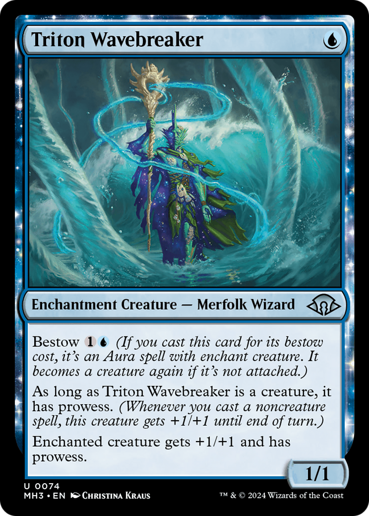 Triton Wavebreaker (MH3-074) [Modern Horizons 3] MTG Single Modern Horizons 3