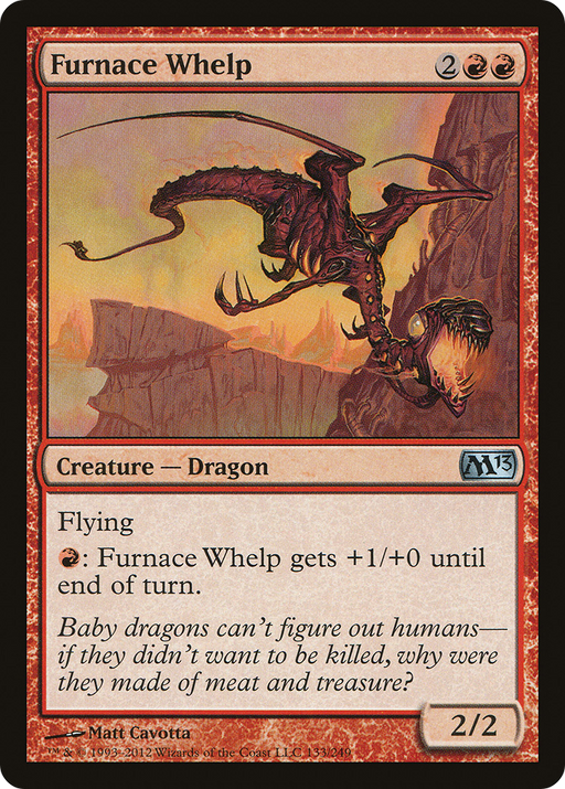 Furnace Whelp (M13-133) [Magic 2013] Foil MTG Single Wizards of the Coast