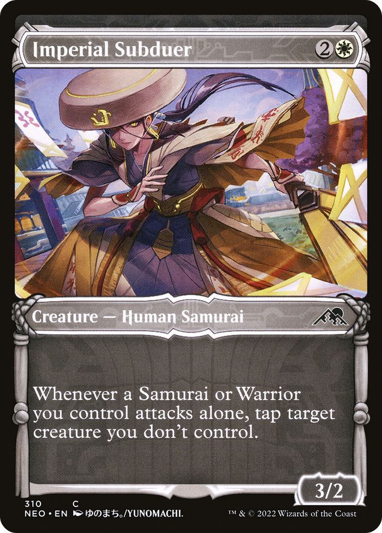 Imperial Subduer (NEO-310) [Kamigawa: Neon Dynasty] (Showcase) MTG Single Wizards of the Coast