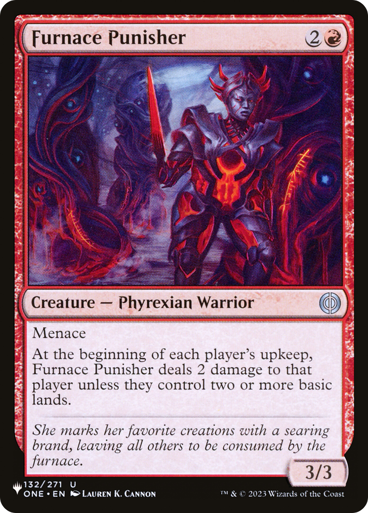 Furnace Punisher (LIST-ONE-132) [Mystery Booster] The List MTG Single Wizards of the Coast
