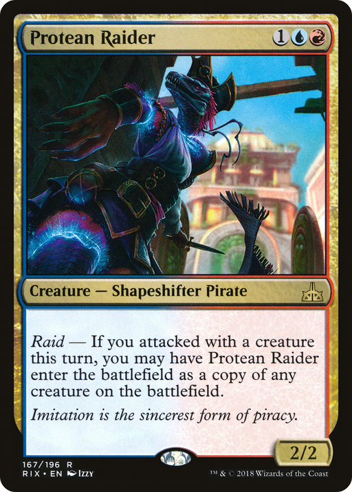 Protean Raider (RIX-167) [Rivals of Ixalan] MTG Single Wizards of the Coast