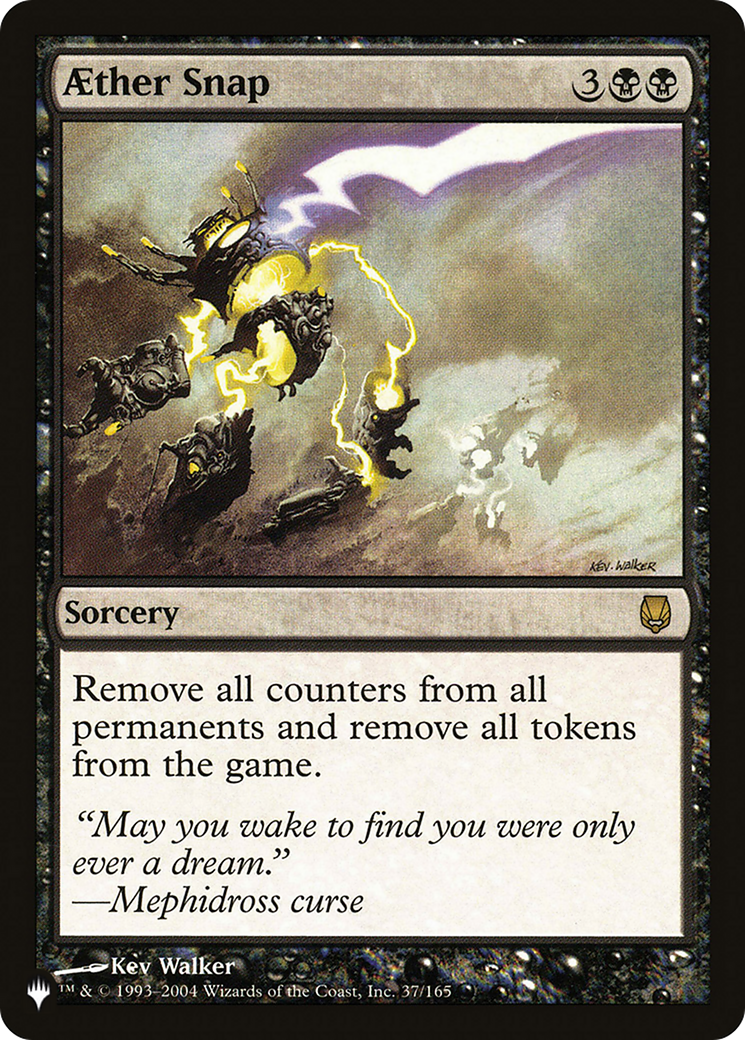 Aether Snap (LIST-37/165) [Mystery Booster] The List MTG Single Wizards of the Coast