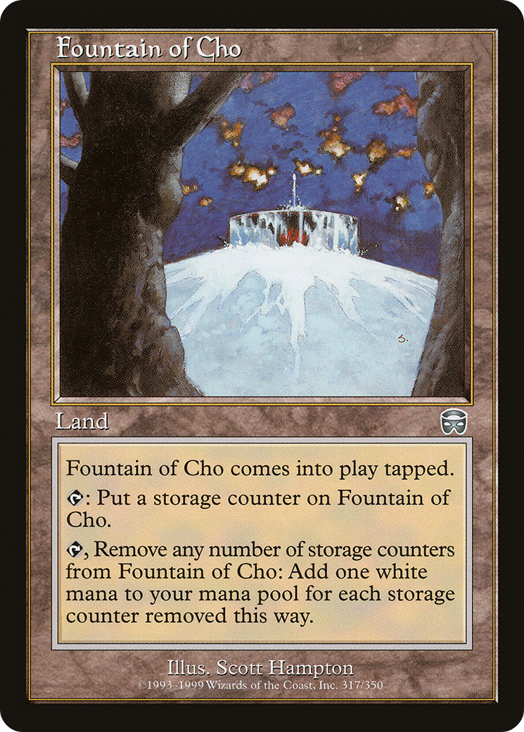 Fountain of Cho (MMQ-317) [Mercadian Masques] Foil MTG Single Wizards of the Coast