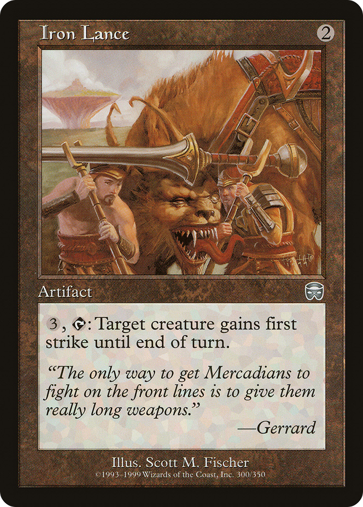 Iron Lance (MMQ-300) [Mercadian Masques] Foil MTG Single Wizards of the Coast