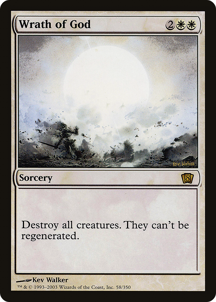 Wrath of God (8ED-058) [8th Edition] Foil MTG Single Wizards of the Coast